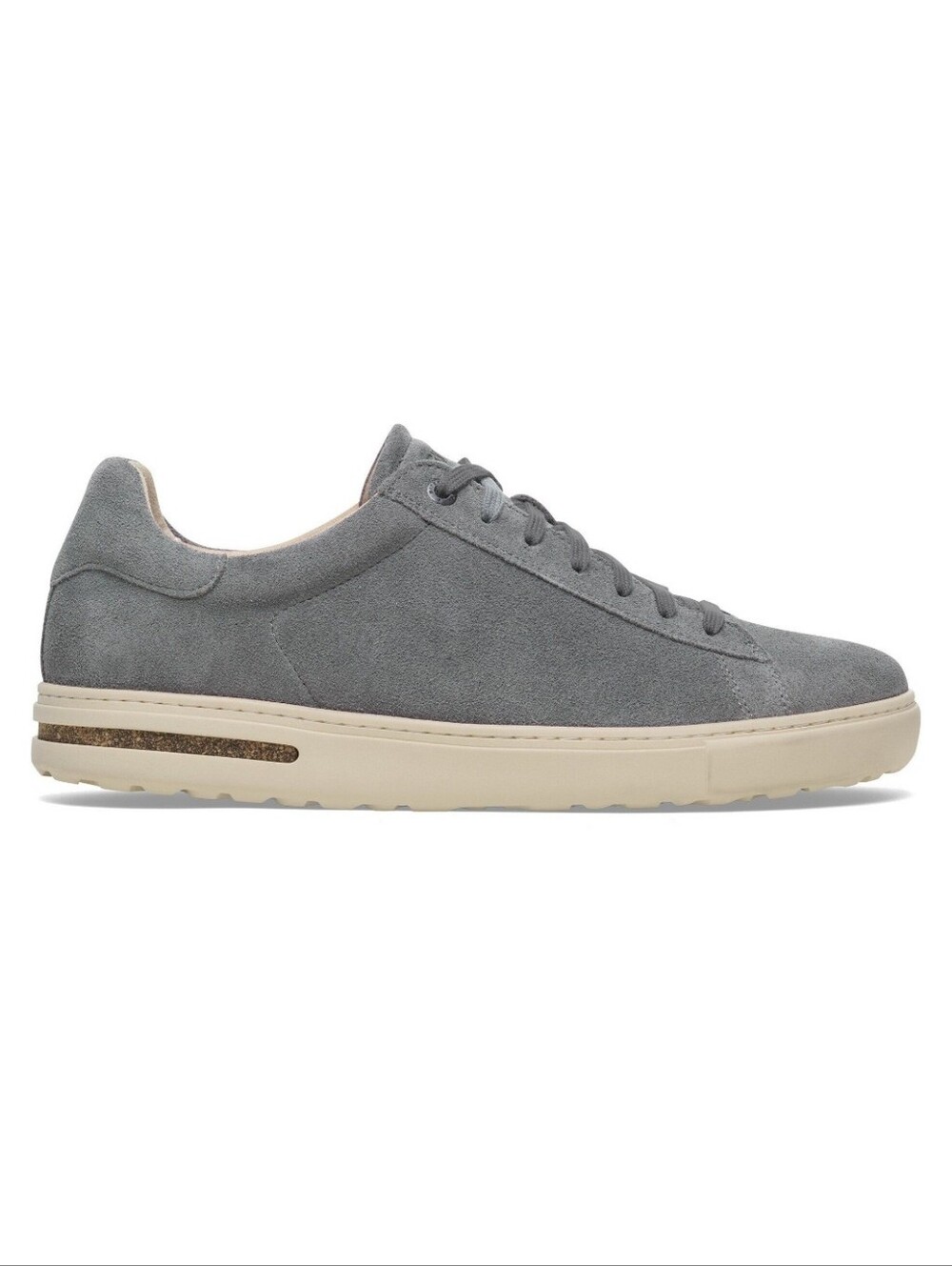 New Birkenstock Basalt Gray Bend Low Suede Leather Sneaker Shoes 41 8.5 - Picture 3 of 13